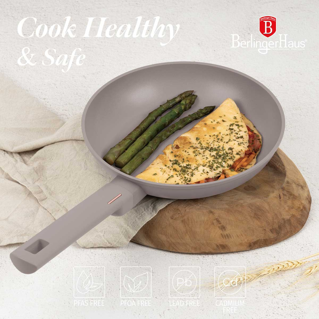 PATELNIA TYTANOWA 24cm BERLINGER HAUS BH-8083 TAUPE